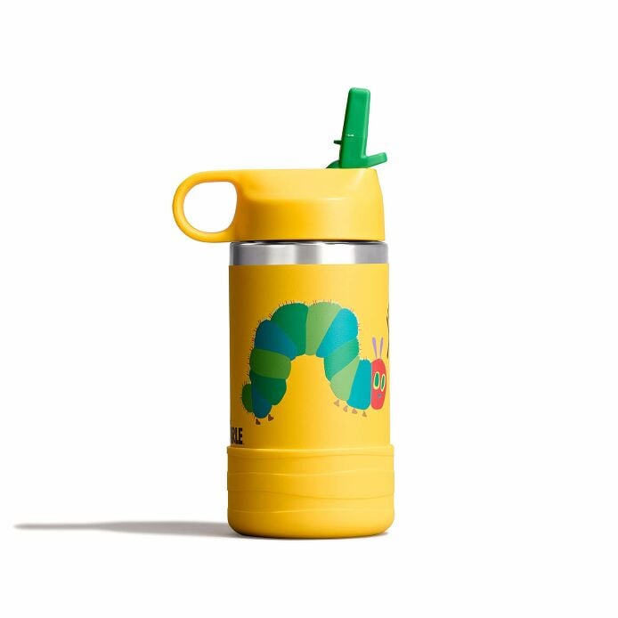 kids-12-oz-bottle-world-of-eric-carletm-e5 le26-w12-1000-kids-12-oz-wide-straw-cap-and-boot-yellow-caterpillar-straight-sideview_1.jpg